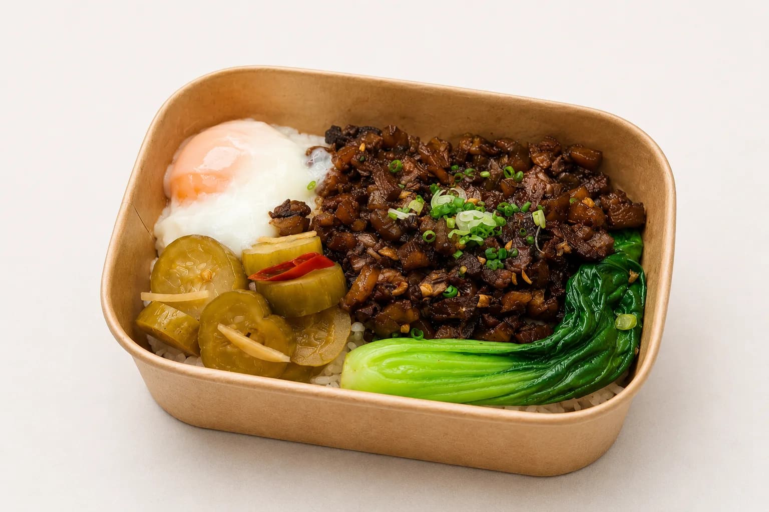 Pork Dark Sauce Bento