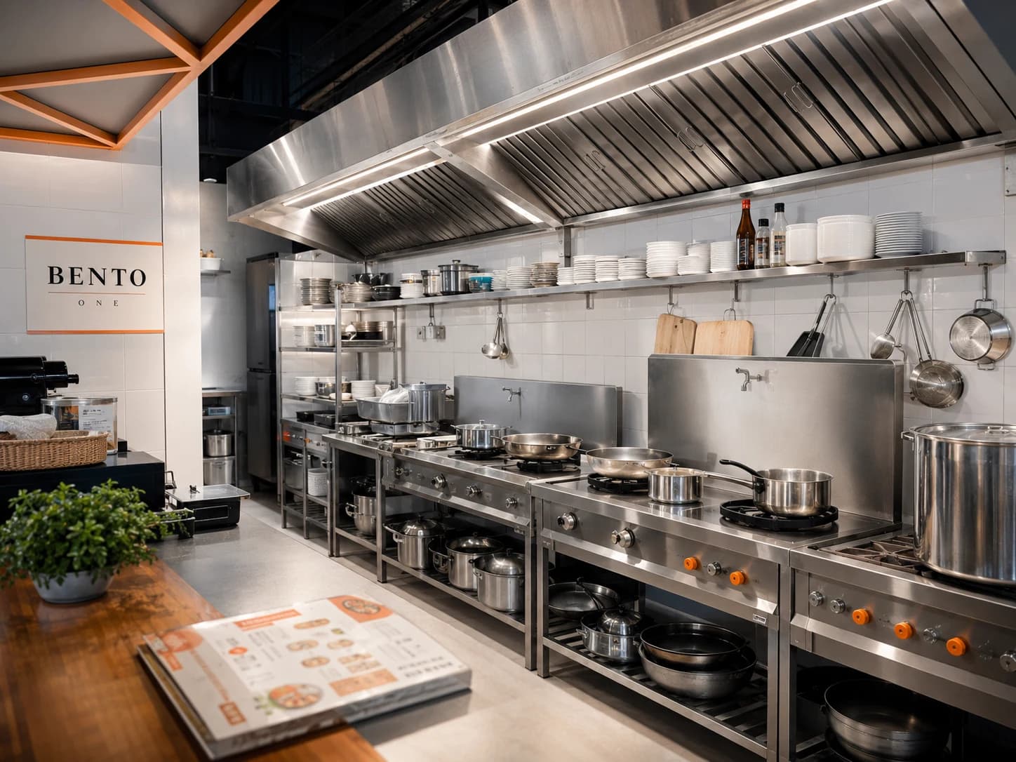 Bento One open kitchen